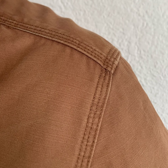 Tan Koto Bomber Jacket with Zip Front-Like New - Picture 7 of 8